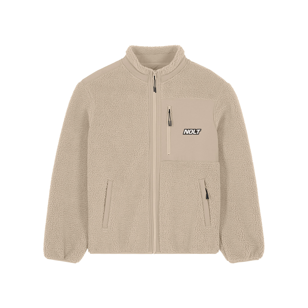 Off-pitch doudoune sherpa