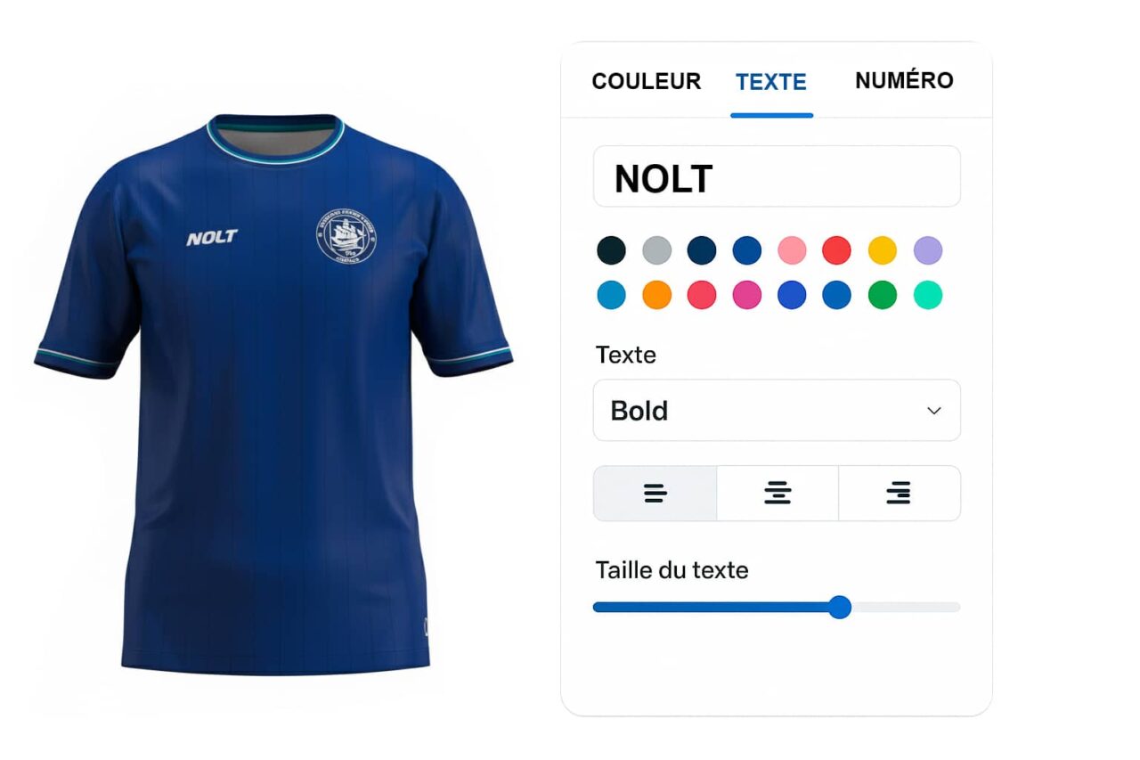personnalise ton maillot
